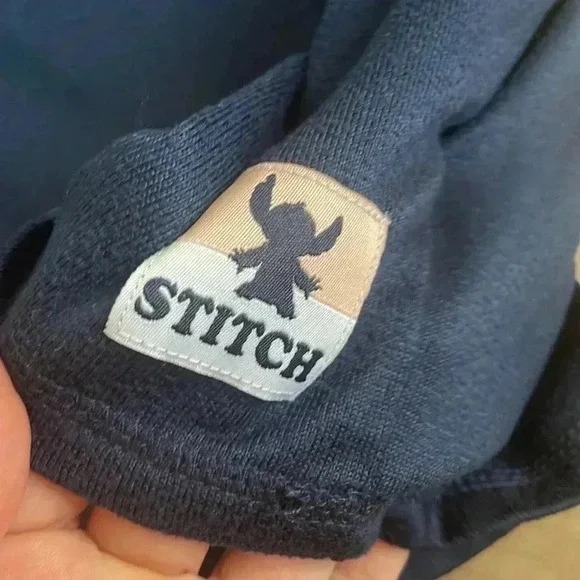 4/$25 Disney Lilo & Stitch Sleep Shirt Navy Sz XL - Picture 4 of 6